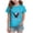 Sky Blue, variant on Staki Girls' Independence Day T-Shirt Girls USA Shirts Kids 4th of July Shirts American Flag Tshirt Patriotic Top Independence Day Outfit 1-9Y 10-14Y(Sky Blue,7-8 Years)