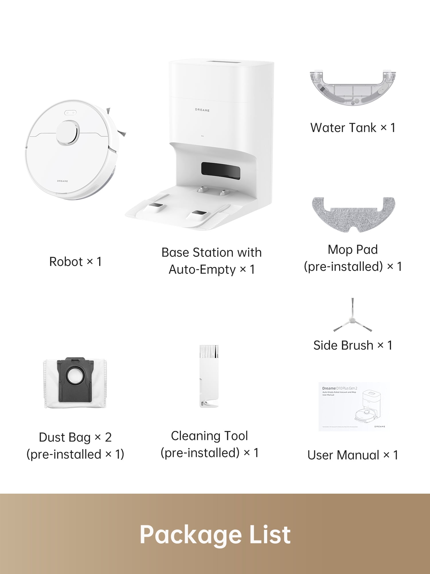 DREAME D10 Plus Gen 2 ロボット掃除機本体 Dreame D10 Plus 吸引・水拭き両用ロボット掃除機 – Dreame Japan