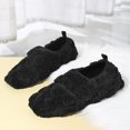 thumbnail image 4 of Lindas Pantuflas Peludas Planas Térmicas Antideslizantes Ajustables para Interior, 4 of 9
