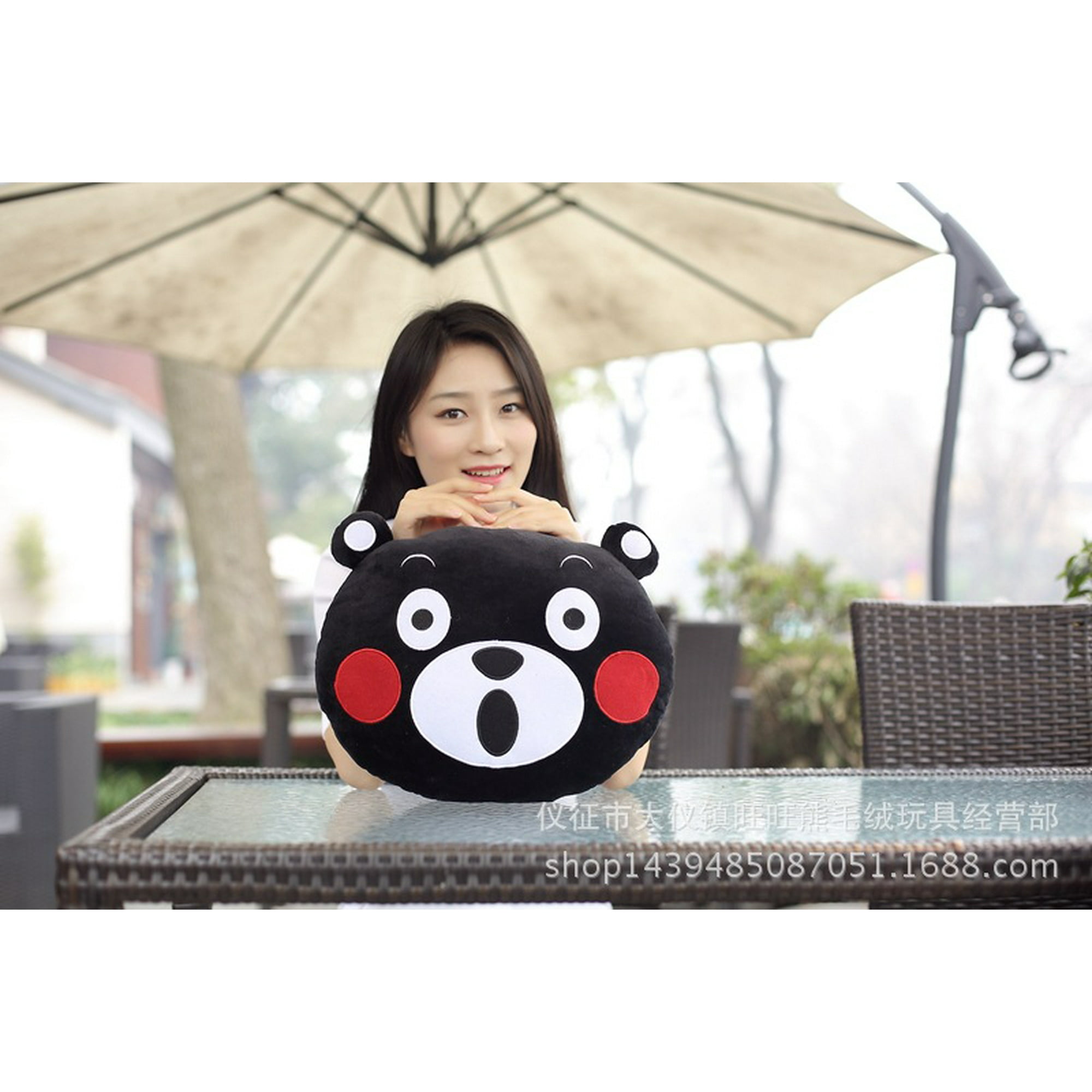 Kawaii Japan Mascot Kumamon Bear Plush Doll Toys Children Kids Birthday Gift Cute Kumamon Stuffed Animal Doll 10cm 30cm 50cm Walmart