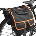 thumbnail image 2 of Bicycle Back Pannier Bags Bike Rear Seat Bag Bike Rear Saddle Bag with Reflective Trim, 2 of 8