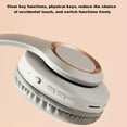 thumbnail image 3 of Bluetooth Headphones Over-Ear, Wireless Headset, 40mm Drivers, HiFi Sound, 15H Playtime, Foldable Design, TF Card/FM Support, for Music Movies Gaming, Comfortable Earmuffs, 3 of 5