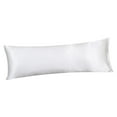 thumbnail image 1 of Funda de almohada de refrigeración de de fibra de poliéster, 51x137cm, transpirable, sin cremallera, funda de almohada larga, accesorios , Blanco Macarena Funda de almohada larga, 1 of 6