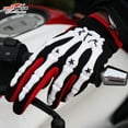 thumbnail image 4 of Biker Skeleton Bone Gloves Racing Cycling Motorcycle Mechanics Goth Full Finger, BMX MX ATV Gloves Full Finger Skeleton Bicycle Cycling Motocross, 4 of 9
