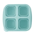 thumbnail image 2 of WUXIAB 4Pc Bento Box,Green Multi-Use Food Storage Keeps Snacks Fresh & Organized,Snack Containers,4 Grid Reusable Meal Prep Lunch Containers For Kids Adults,Food Storage Containers For Work Travel, 2 of 8