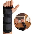 thumbnail image 3 of Muñequera transpirable para hombres y mujeres, férula ajustable para aliviar el túnel carpiano, soporte para muñeca para dolor, quiste ganglionar, 2 uds. JM, 3 of 5