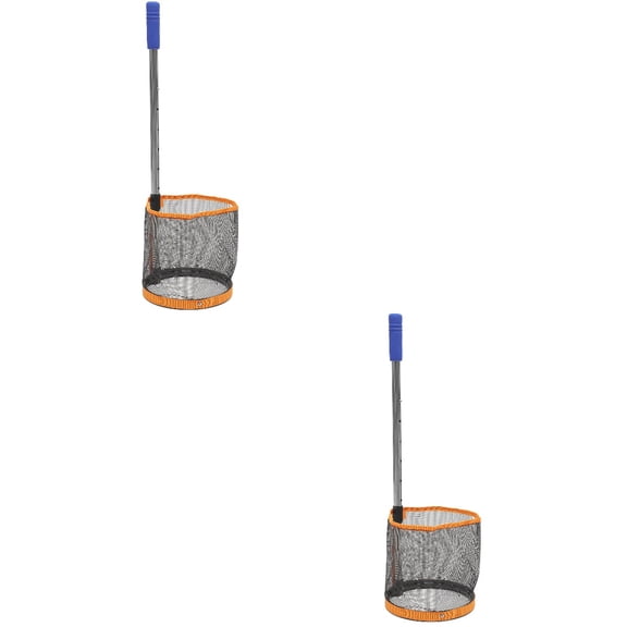 YUNLIGHTS Table Tennis Picker with Adjustable Handle, Large Capacity, 2-Pack for Collection