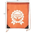 thumbnail image 2 of Senior Graduation Drawstring Backpacks Personalized Party Favor Cinch Bags - Award, 2 of 2
