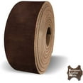 thumbnail image 4 of ELW Brown Latigo Leather 5-6 oz. 2-2.4mm Straps, Belts, Strips 2-1/4" 5.7cm Wide X 60" 1.5m Length Full Grain Leather Cowhide DIY Arts & Craft Projects, Clothing, Jewelry, Wrapping, 4 of 9