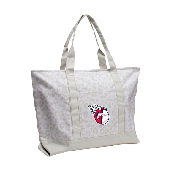 Logo Brands Cleveland Guardians Leopard Pattern Tote
