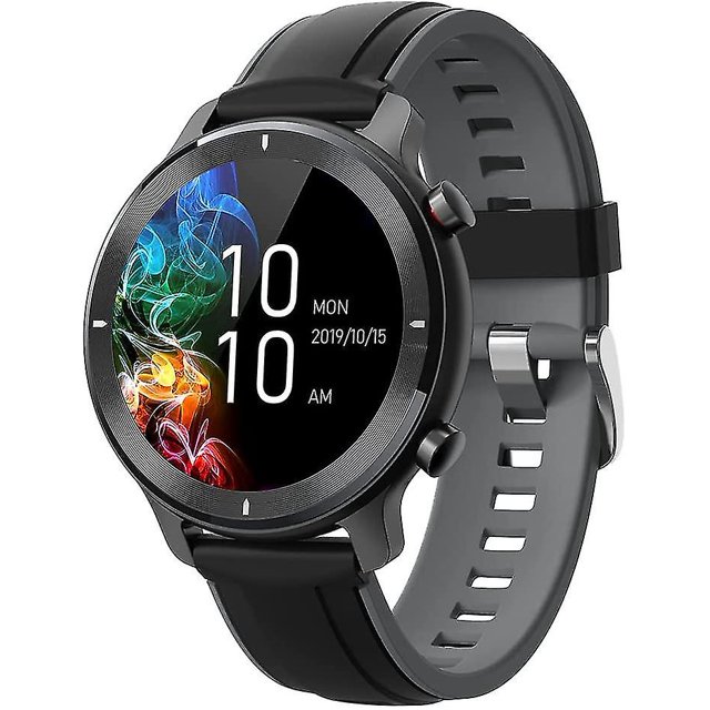 Montre Intelligente Compatible avec les Téléphones Android Ios pour Hommes et Femmes, Montre Intelligente Bluetooth Étanche Ip68 avec Notification de Message