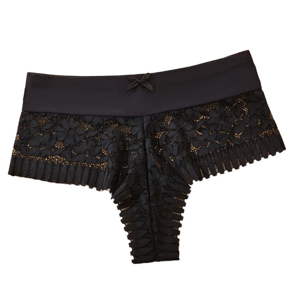 Womens High Waisted Lace Boyshort Underwear No Show Seamless Sexy Breathable Panties Bikini Briefs Ladies Cheeky Briefs