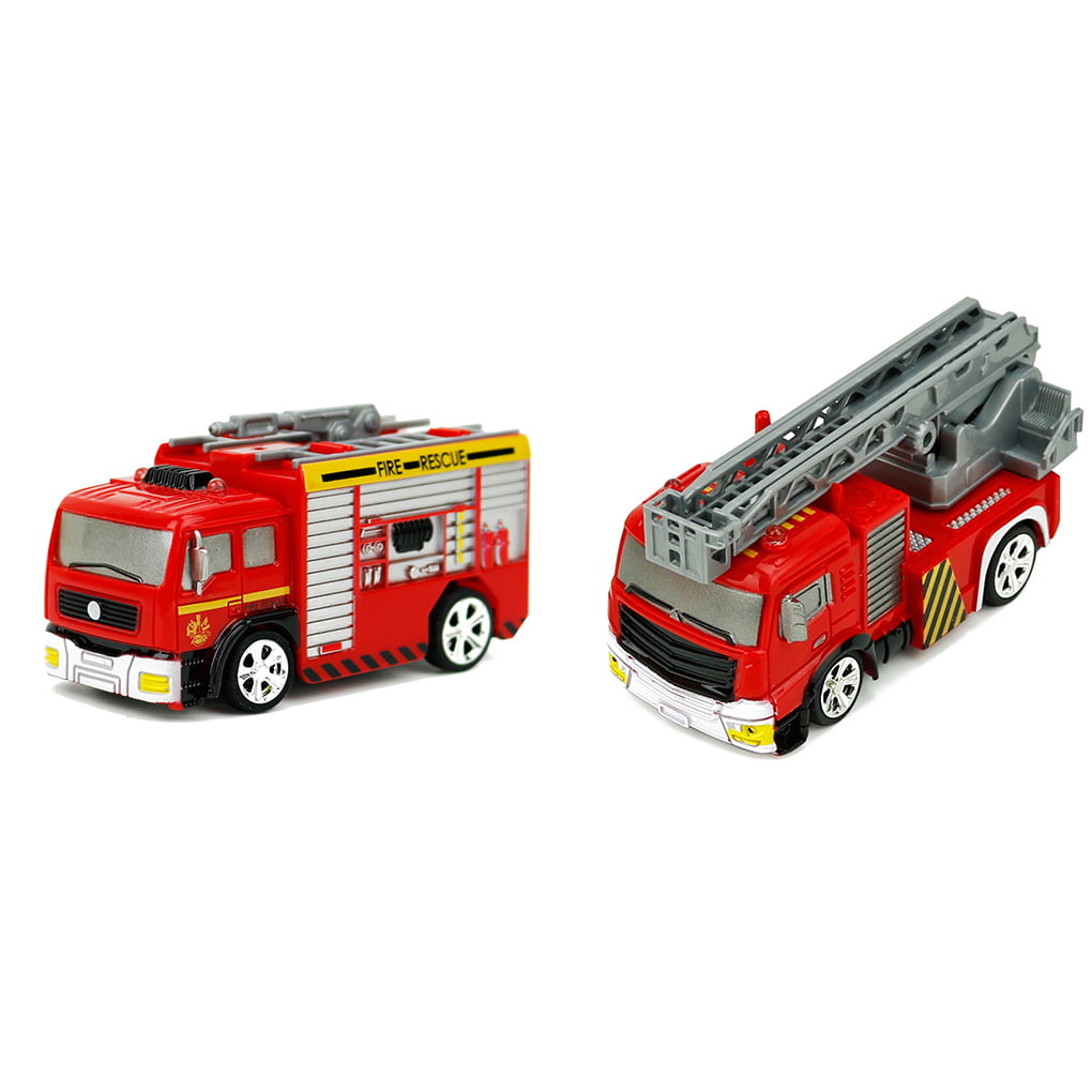 Teamsterz Fire Engine with Ladder Lights & Sound Toy DieCast Age 3+ 