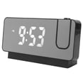 thumbnail image 3 of Time Date Temperature Display,180 Degree Projection LED Alarm Clock, Multifunction Time Date Temperature Display, Wide Angle HD LED Screen, USB Power Supply, 3 of 7