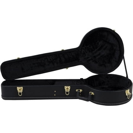 Guardian Model CG-016-J Hardshell Case for 4 & 5 String Resonator Banjos, Black