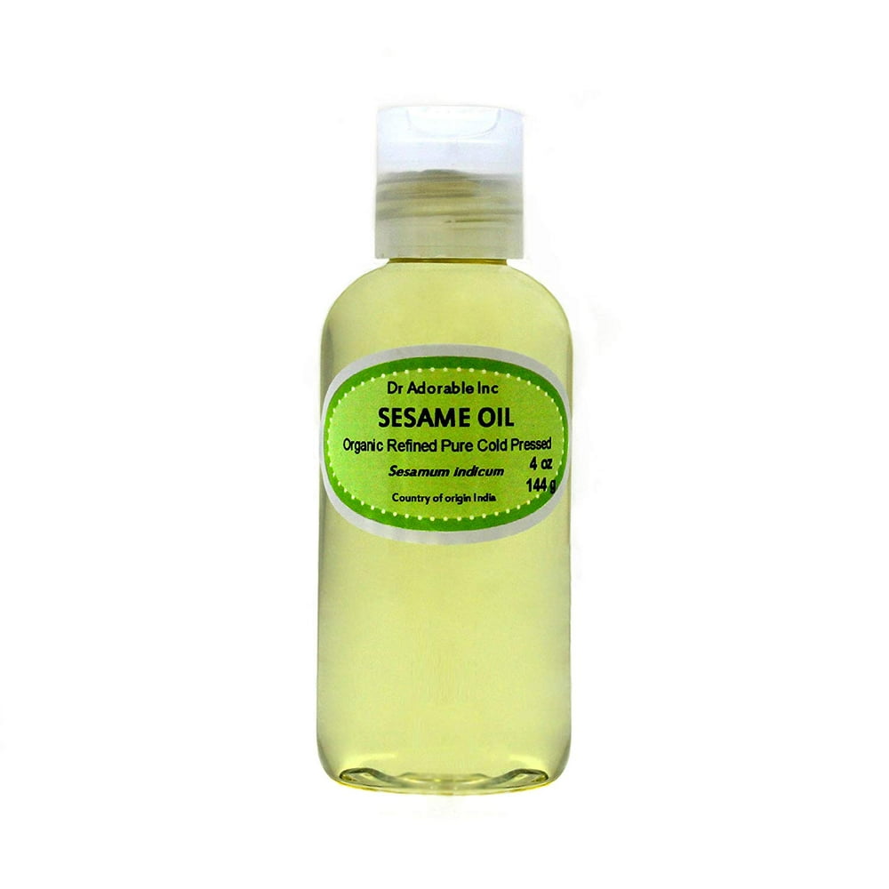 Dr. Adorable 100 Pure Sesame Seed Oil Refined Organic Cold Pressed