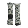 thumbnail image 2 of Mens Crew Socks Womens Army Digital Camouflage Workout Training Athletic Socks, 2 of 7