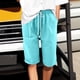 thumbnail image 4 of Pantalones cortos de playa con cordones y cintura alta para mujer - Pantalones de entrenamiento de talla grande - Cintura elástica con bolsillos - Tallas S-XXL, 4 of 6