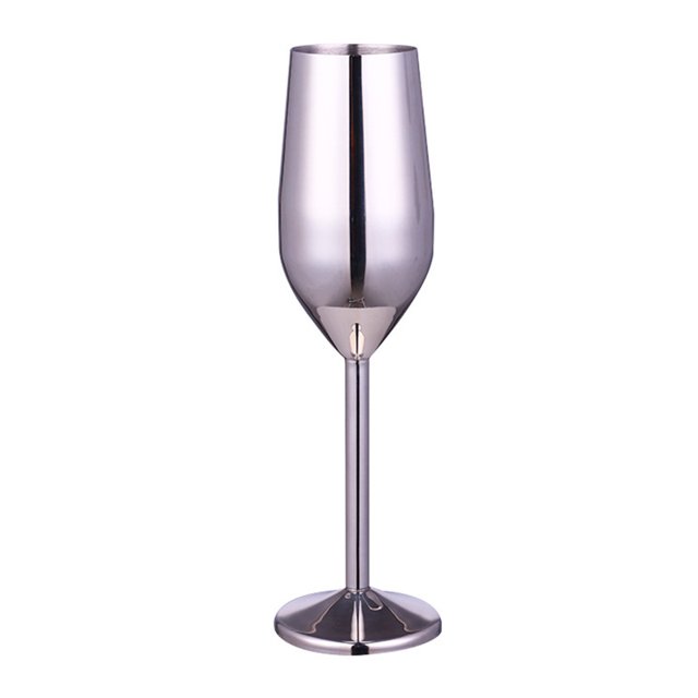 Stainless Steel Champagne Glasses for Picnics Barbecues Parties Celebration