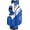 Blue-White, variant on uniHimal Golf Cart Bag, 15 Way Organizer Divider Top with Handles and Rain Cover