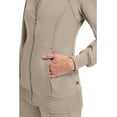 thumbnail image 4 of Infinity Cherokee Zip Front Scrub Jackets for Women, 4-Way Stretch Fabric, 2391A, 4 of 9