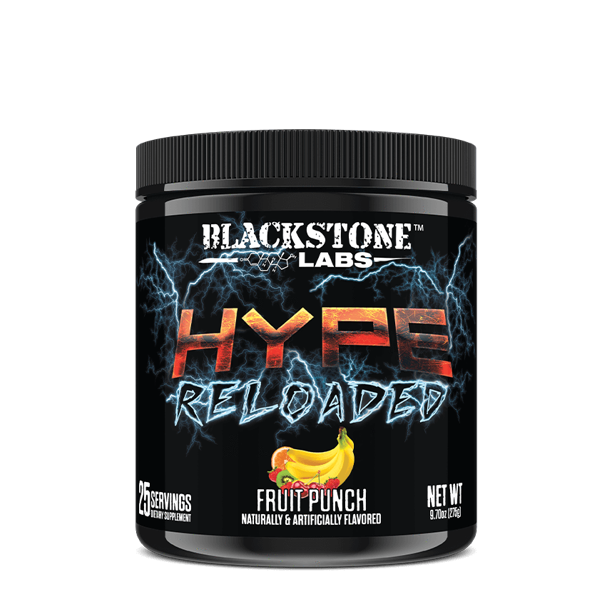 Blackstone Labs Hype Reloaded Fruit Punch 25 Servings Pre Workout Walmart Com