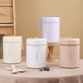 thumbnail image 1 of Wzzjkit Boîte à Lunch Isolée Scellée Chauffable Boîte de Rangement pour Aliments Portable Micro-Ondes Chauffage USB Grande Capacité Boîte Bento en Acier Inoxydable pour Hommes Femmes Adultes Enfants Travail Pique-Nique Boîte à Lunch, 1 of 7