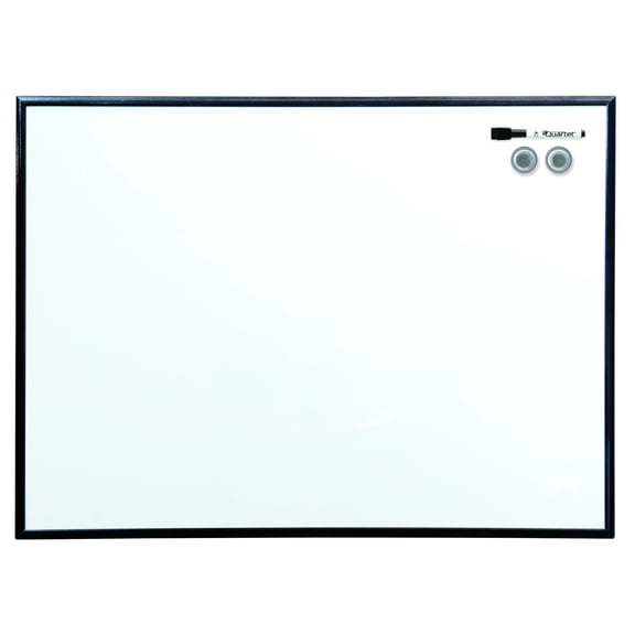 Quartet® Magnetic Dry-Erase Whiteboard With Aluminum Frame With 36" x 24", Aluminum Frame With Black Finish