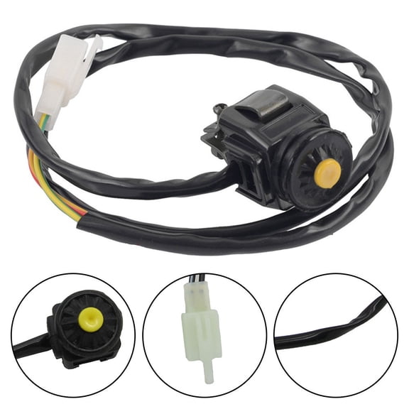 Motorcycle Kill Switch yellow Push Button Starter Dirt Bike for ATV Dual Sport