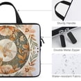 thumbnail image 3 of Werpe Flowers Leaves Circular Design Diving Fabric Laptop Carrying Bag 10inch, 3 of 5