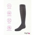 thumbnail image 6 of MeMoi Cotton Blend Knee High Girls Uniform Socks - Girls - Female, 11-13, Charcoal, 6 of 12