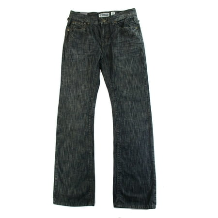 button inc 40x30 boot wash jeans mens cut dark