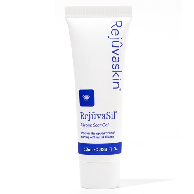 Gel para cicatrices Rejuvaskin RejuVasil de silicona para cicatrices quirúrgicas, 10 ml