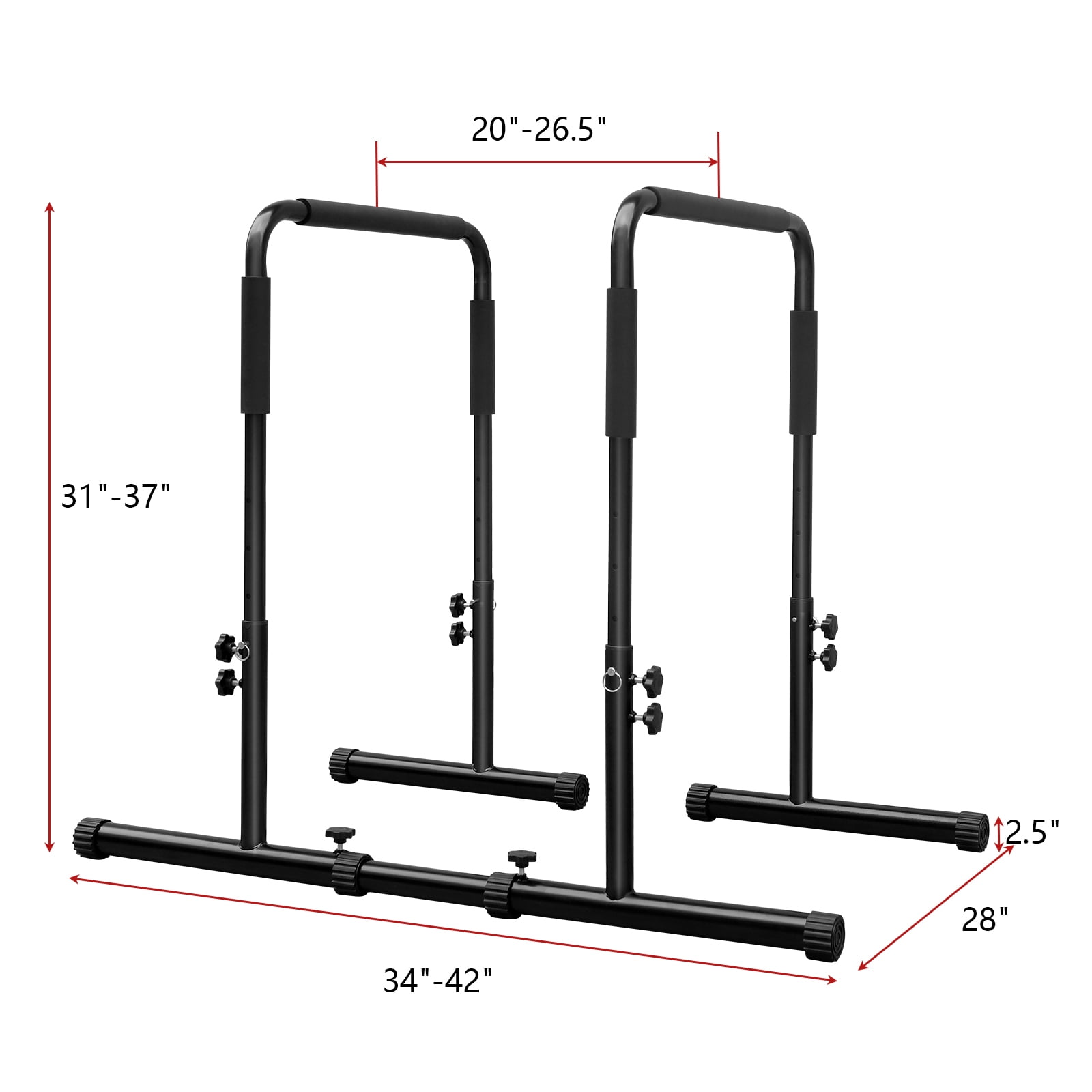Adjustable Height Balance Frame, Heavy-Duty Stability Trainer with Hand Grips, Indoor Outdoor Balance Bar for Rehabilitation & Sports Training