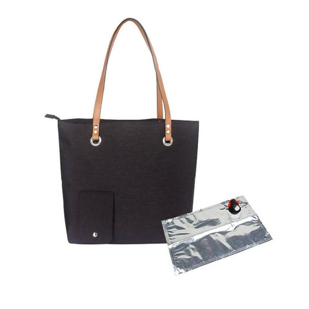 Ruifaya Bolsa de vino portátil para playa, bolsa de aislamiento térmico para acampar, bolsa de hielo para Navidad =