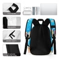 thumbnail image 5 of Mermaid Backpack 17 Inch Cartoon Mermaid Schoolbag Travel Backpacks, 5 of 8