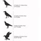 thumbnail image 4 of Decoraciones de Halloween, adornos de Halloween, regalos de Halloween, cuervos colgantes de papel para Halloween, decoración de jardín para fiestas navideñas, accesorios para colgar en la pared, colga, 4 of 6
