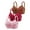 Rose Gold, variant on Akiihool Womens Bras Comfortable Women's Modern Cotton Lightly Lined Triangle Wireless Bralette (BK2,52)