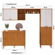 thumbnail image 4 of Cocina integral Turín 231 cm café claro/blanco, 4 of 5