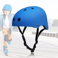 thumbnail image 4 of Deporte Casco de bicicleta ajustable para niños, casco de patinaje sobre ruedas (azul claro), 4 of 8