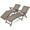 Brown, variant on Gymax Set of 2 Outdoor Adjustable Chaise Lounge Chair Patio Folding Recliner Lounge Black
