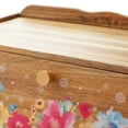 thumbnail image 3 of The Pioneer Woman Brown Acacia Bread Box, 3 of 5