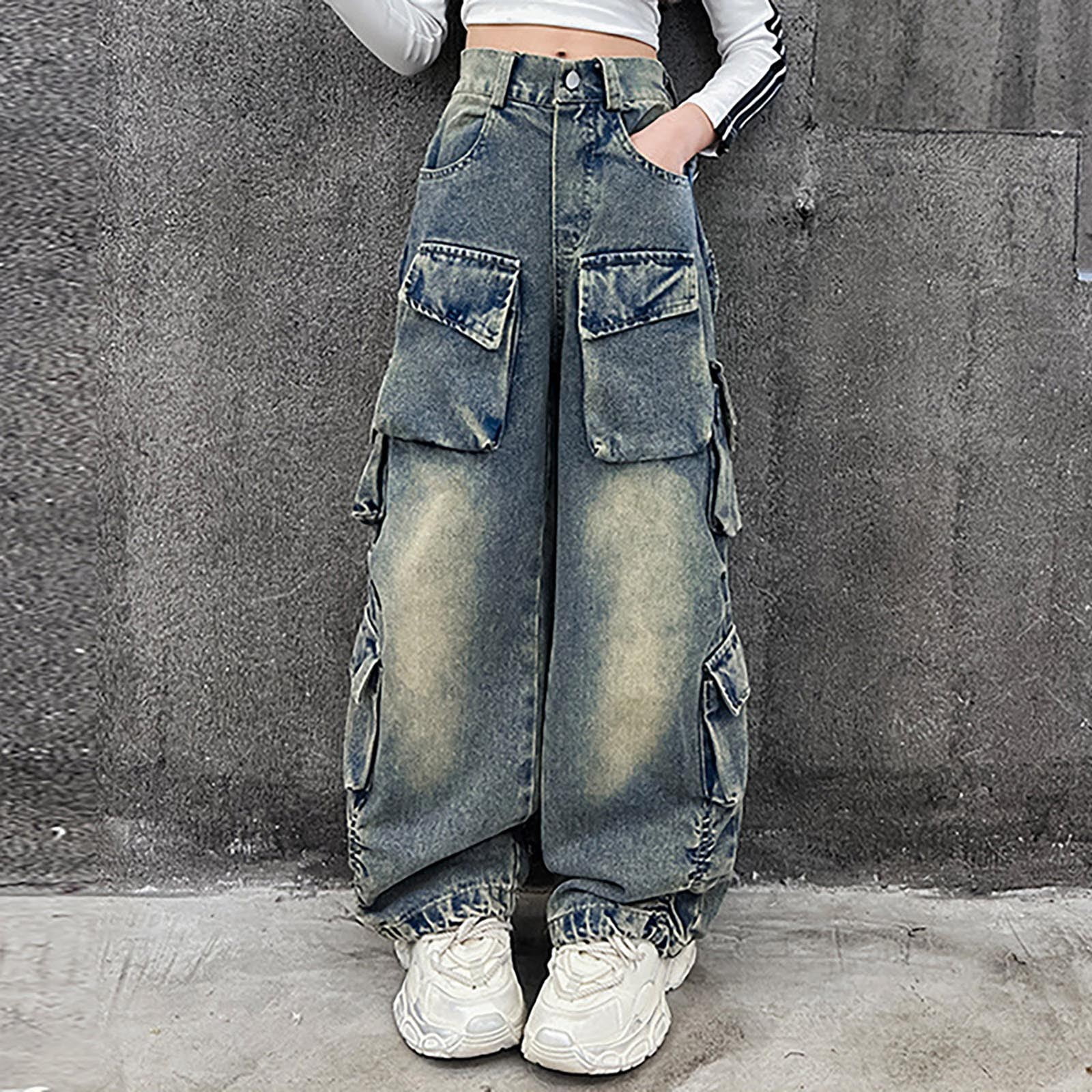 Street One WIDE - Straight leg jeans - blau/blauw denim/bluedenim