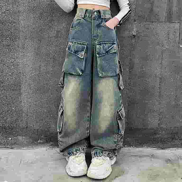 Street One WIDE - Straight leg jeans - blau/blauw denim/bluedenim Street One WIDE - Straight leg jeans - blau/blauw denim/bluedenim