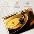 thumbnail image 6 of Elephant Stock Spinning Vinyl Record Wall Art - Horizontal Canvas Wall Art - Living Room Wall Decor - Music Canvas - Black And Orange Decor - 51" x 34", 6 of 8