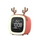 thumbnail image 1 of Reloj despertador digital con forma de asta, inteligente, silencioso, recargable, decoración del hogar, 1 of 5