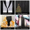 thumbnail image 3 of JYFLZQ Sequin Backdrop Curtain, 4ft x 8ft, 2 Panels, Black, Sparkling Photo Booth Backdrop, 3 of 6