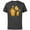 Charcoal, variant on Holiday Christmas Darth Vader Gingerbread Cookie - Short Sleeve Cotton T-Shirt for Adults - Customized-Athletic Heather