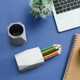 thumbnail image 5 of 2 Pieces Silicone Pencil Holder, Pencil Pots for Desk, Silicone Cup Holder, Geometric Pencil Holder Creative Design Makeup Brush Holder for Office Hom, 5 of 5