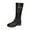 Black, variant on gakvov Boots For Women Knee High Wide Calf Women Fashion Shoes Western Boots Casual Warm Low Heels Mid-calf Boots